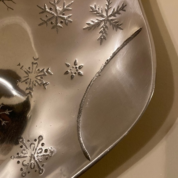 Metal Snowflake  Stocking Tray or Door Decor - Picture 6 of 12